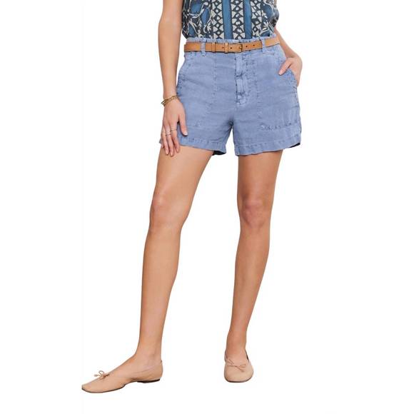 NEW VELVET BY GRAHAM & SPENCER fallon shorts in blue haze - Picture 1 of 3